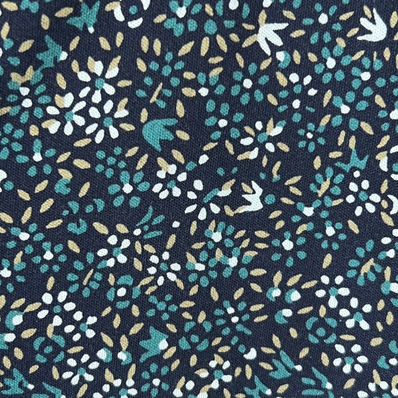 L.L. Bean XL 100% Supima Cotton Floral T-Shirt Blouse Lot of 2 Blue Cottagecore - Picture 14 of 16